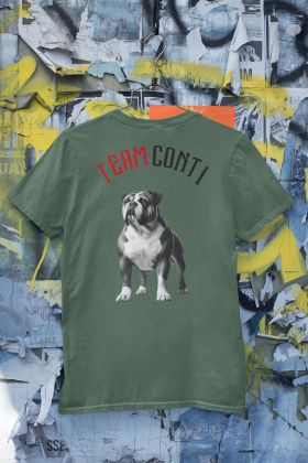 T-Shirt Unisex | Bullsport | Team Conti mit Logo | green bay