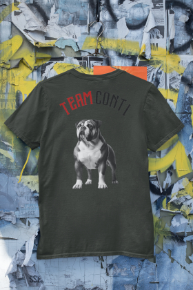 T-Shirt Unisex | Bullsport | Team Conti mit Logo | Khaki