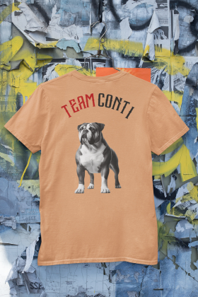 T-Shirt Unisex | Bullsport | Team Conti mit Logo | Latte