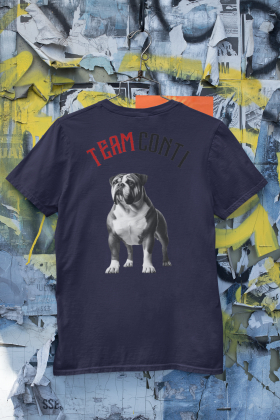 T-Shirt Unisex | Bullsport | Team Conti mit Logo | Navy 1