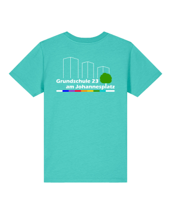T-Shirt Kinder | pool blue | Grundschule 23 am Johannesplatz