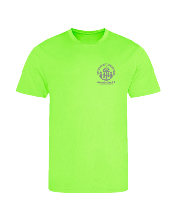 Funktionsshirt Kinder | electric green | Grundschule 23 am Johannesplatz
