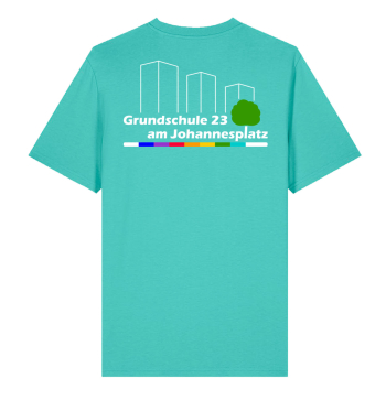 T-Shirt Unisex | pool blue | Grundschule 23 am Johannesplatz