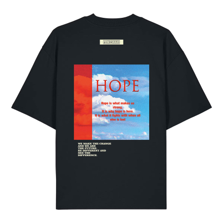 T-Shirt | Unisex | oversize | Hope | Ferozshahi | black