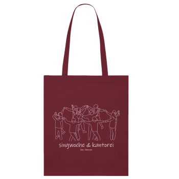 Beutel | Singwoche & Kantorei | Farbe: burgundy