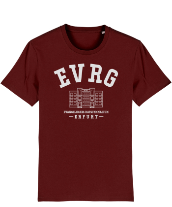 T-Shirt | Herren | burgundy - EVRG