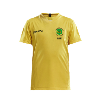 Sport-T-Shirt Craft | Squad Go Jersey Solid Kinder | Sweden Yellow | Grundschule Gotha-Siebleben