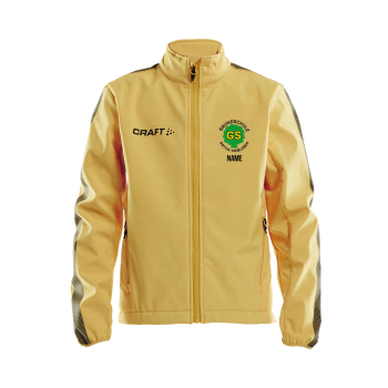 Softshelljacke Craft | Pro Control Softshell Jacket Kinder | Sweden Yellow | Grundschule Gotha-Siebleben