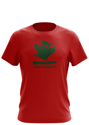 T-Shirt | Kinder/Unisex | rot | Grundschule am...