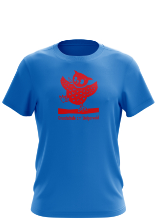 T-Shirt | Kinder/Unisex | sapphire | Grundschule am Steigerwald Erfurt | Rote Eule