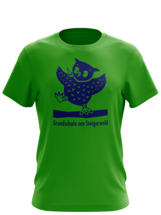 T-Shirt | Kinder | grün | Grundschule am Steigerwald...