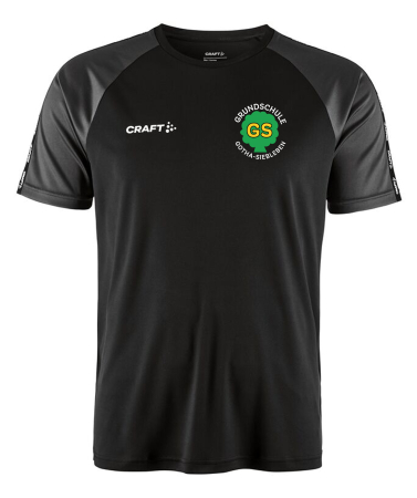 Turndress Craft | Squad 2.0 Contrast Jersey Herren | schwarz-granite | Grundschule Gotha-Siebleben