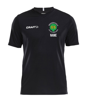 Sport-T-Shirt Craft | Squad Go Jersey Solid Herren | schwarz | Grundschule Gotha-Siebleben