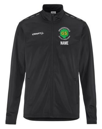 Trainingsjacke Craft | Squad Go FZ Jacket Herren | schwarz | Grundschule Gotha-Siebleben