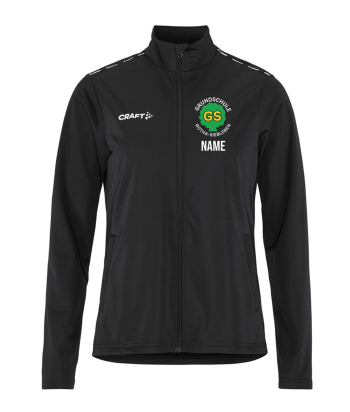 Trainingsjacke Craft | Squad Go FZ Jacket Damen | schwarz | Grundschule Gotha-Siebleben